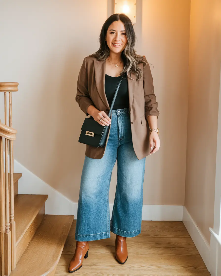 casual fall outfits for women Effortless Power Layers with a Modern Kick