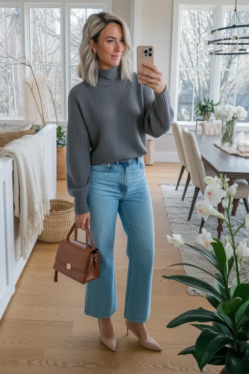 casual fall outfits for women Muted Elegance for Crisp Days