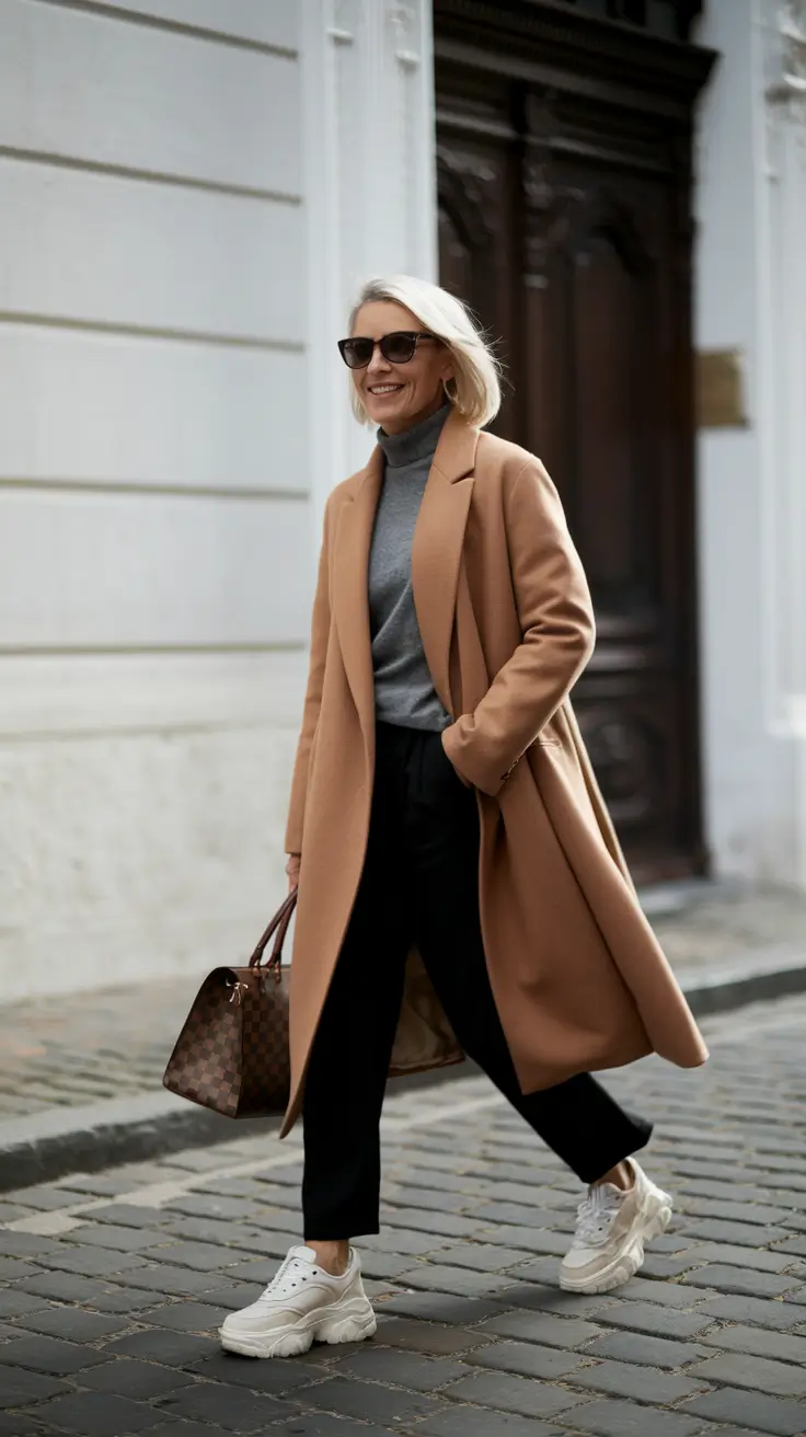 fall outfits for women over 40 Cream on Cream: Elevated Minimalism