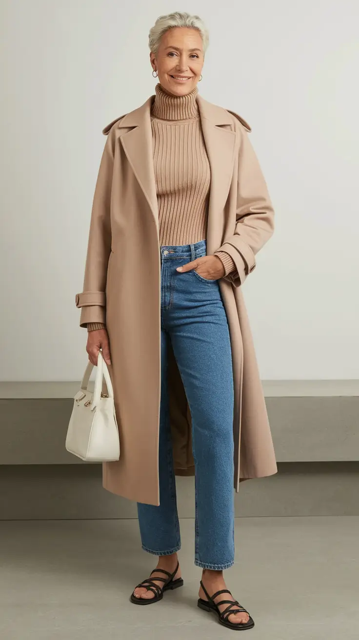 fall outfits for women over 40 City Walk Chic with Sporty Edge