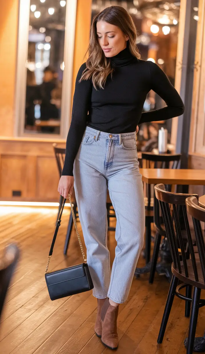 fall outfits with jeans Elegant Neutrals for Crisp Fall Nights