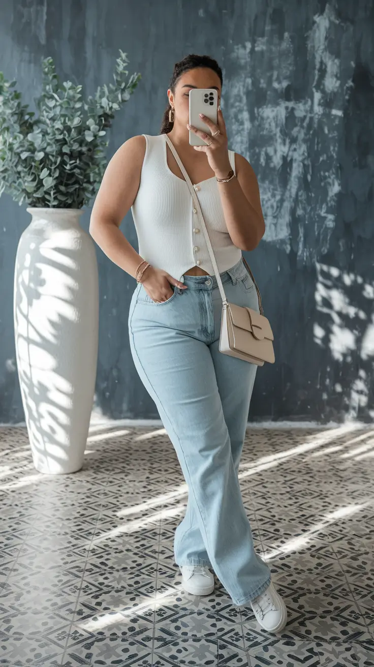 fall plus size capsule wardrobe Modern Basics with Everyday Confidence