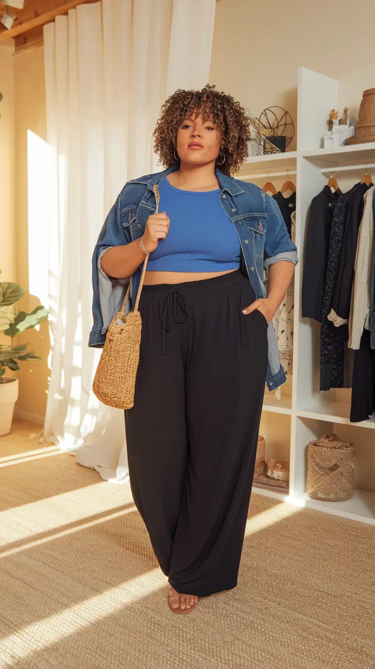fall plus size capsule wardrobe Easy Layers with a Pop of Color