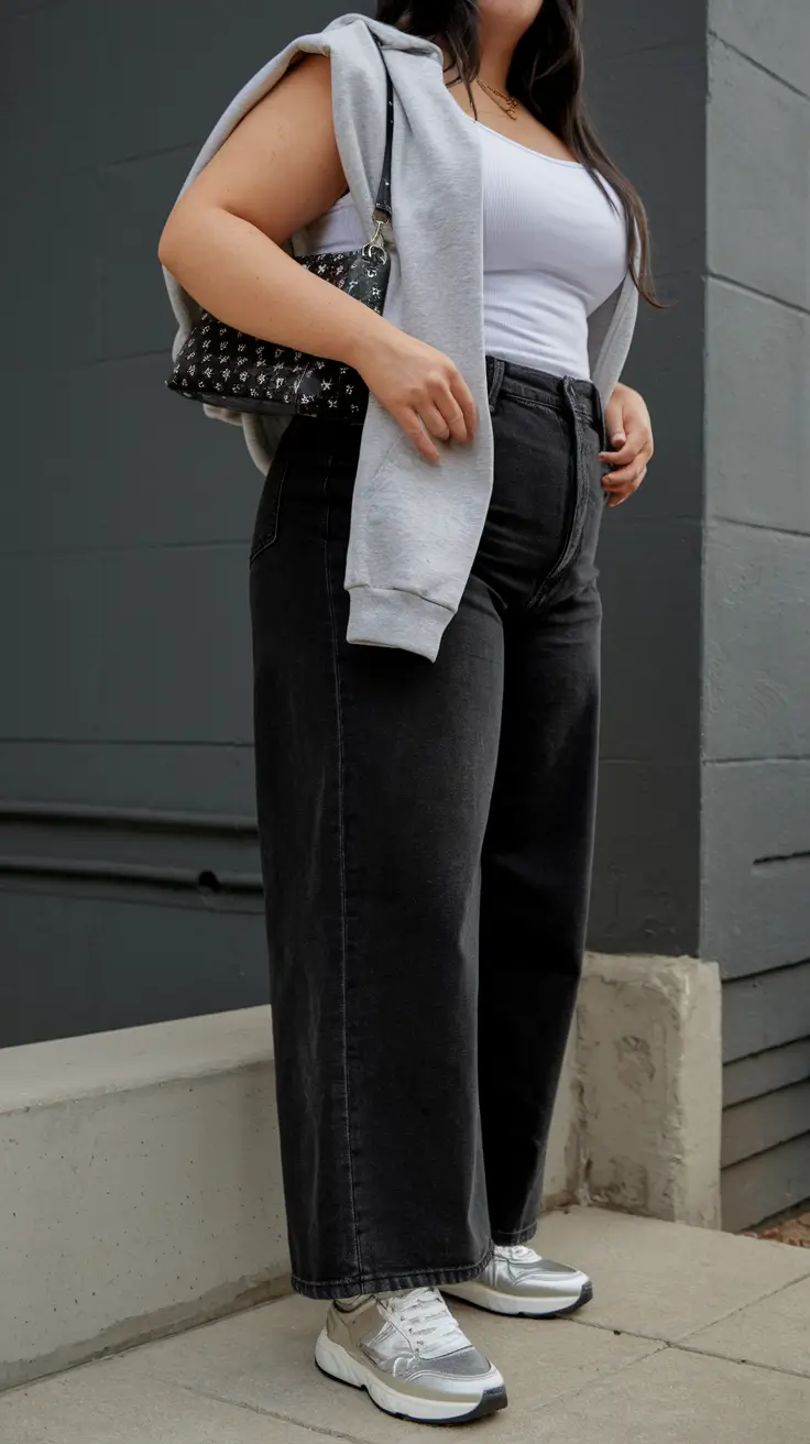 fall plus size capsule wardrobe Relaxed Utility Meets Streetwear Cool