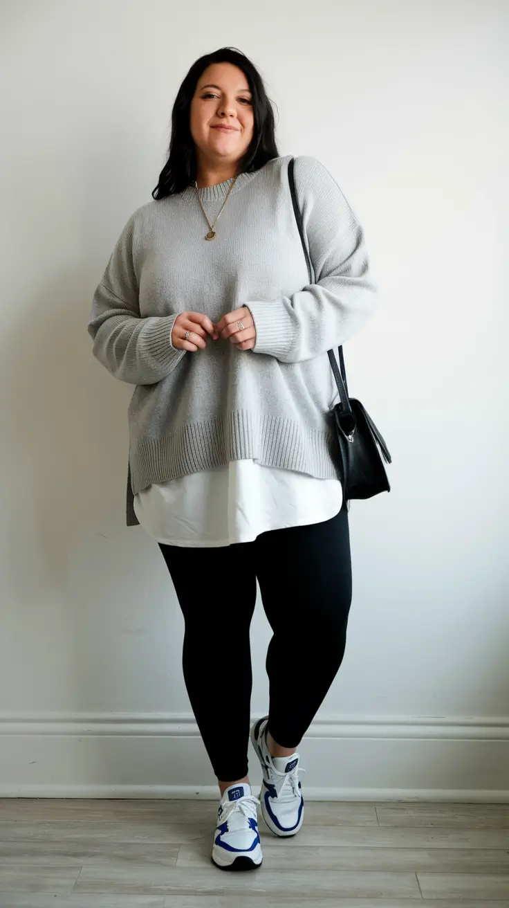 fall plus size capsule wardrobe Laid-Back Layers for Cozy Days
