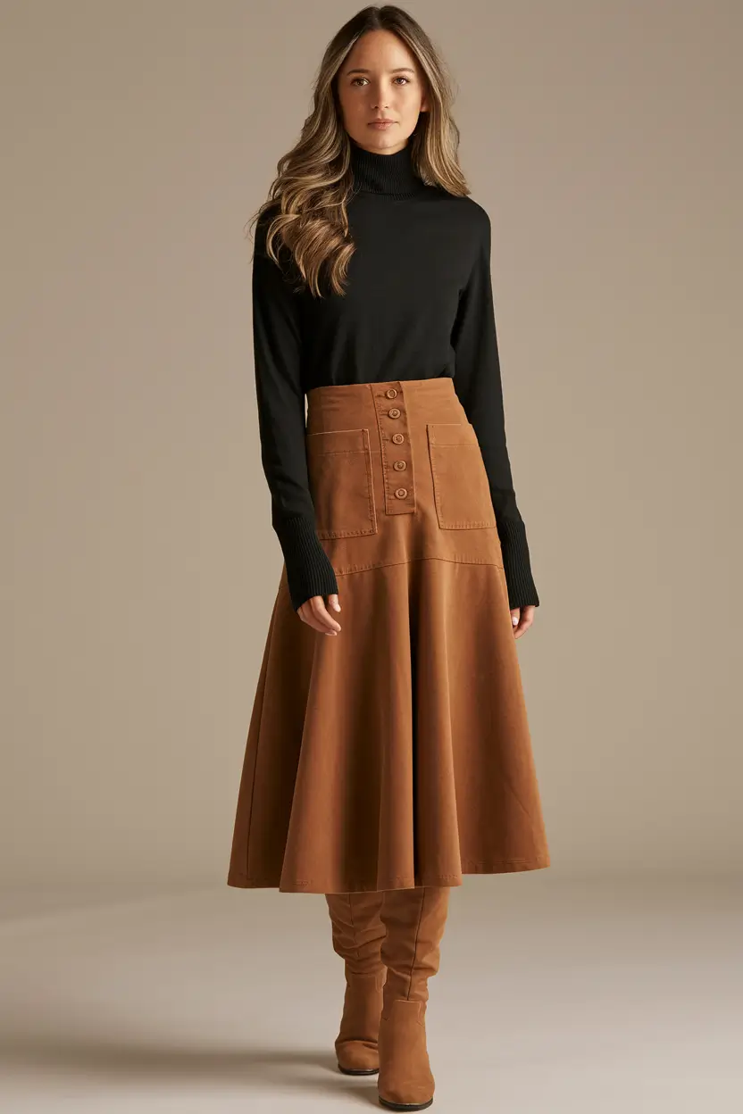 fall style inspo black women Refined Minimalism in Earthy Separates