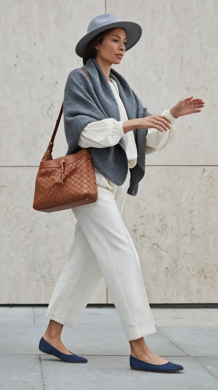 womens fall fashion Soft Neutrals With Classic Details