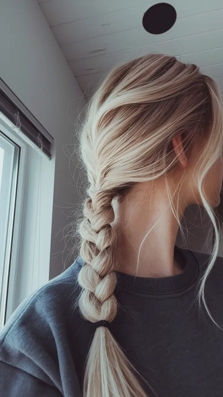 first day of school hairstyles Soft Loose Braid with Face-Framing Strands