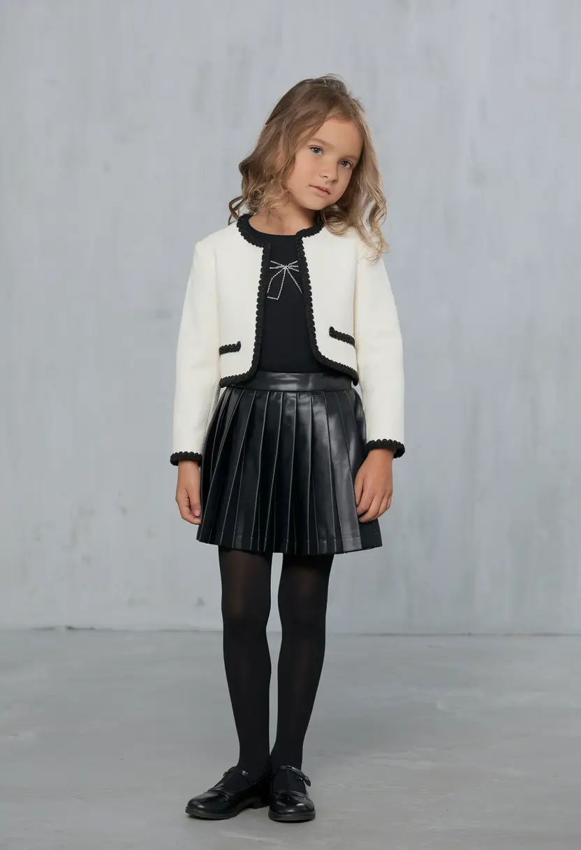 first day of school outfits 2025 Monochrome Polish for a Confident First Step