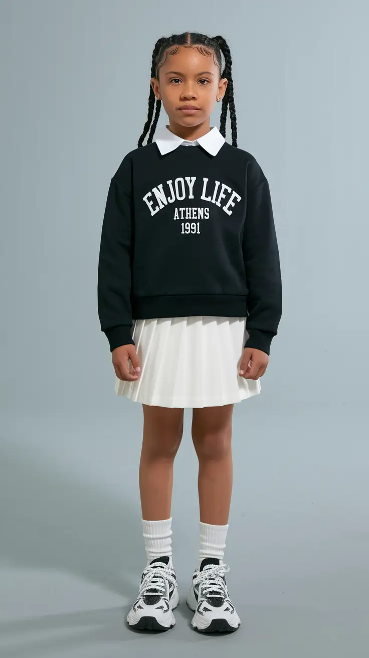 first day of school outfits 2025 Varsity Energy with Playful Ease