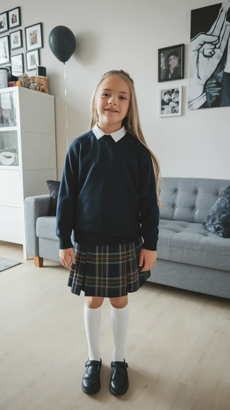 first day of school outfits 2025 Preppy & Classic with a Homey Feel