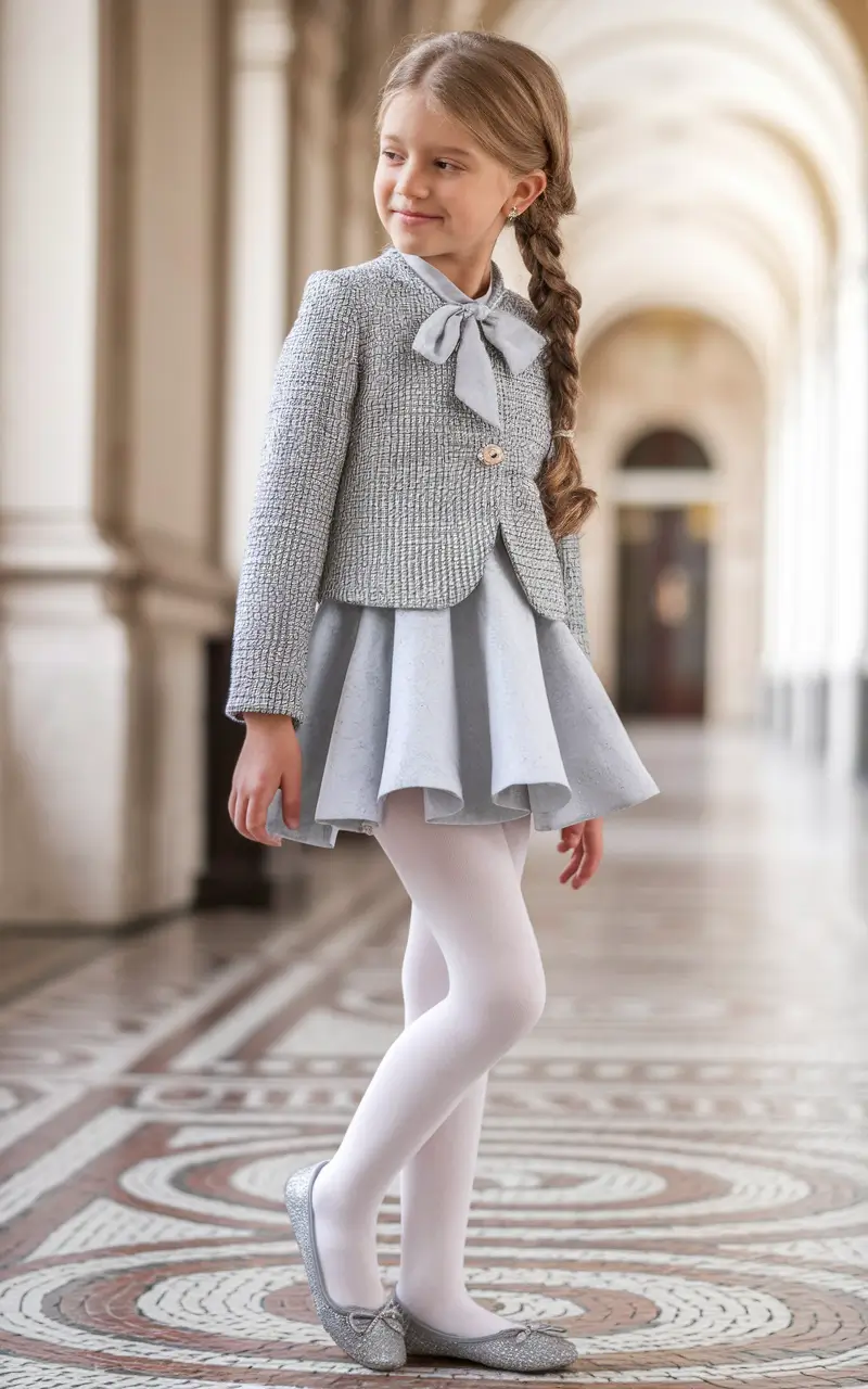 first day of school outfits 2025 Paris-Inspired Layers with Grace