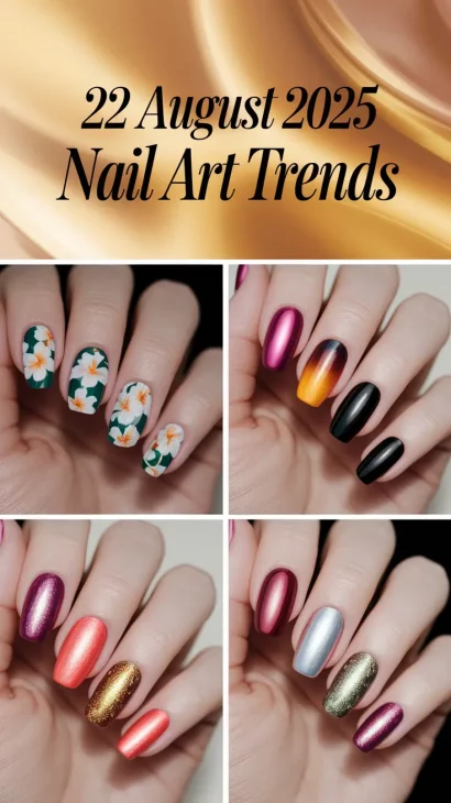August 2025 Nail Art Trends: Cute and Creative Ideas for Late Summer Nails