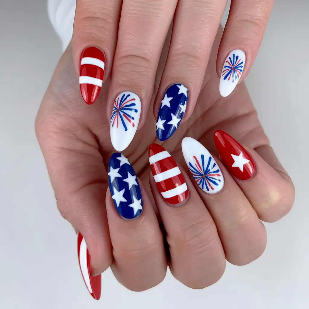 labor day nails ideas