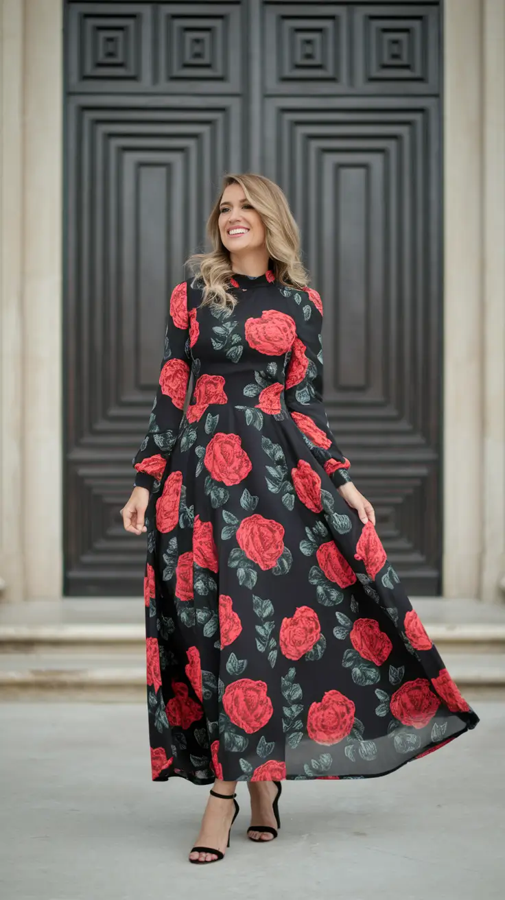 october wedding guest outfits Romantic Burgundy for an October Affair