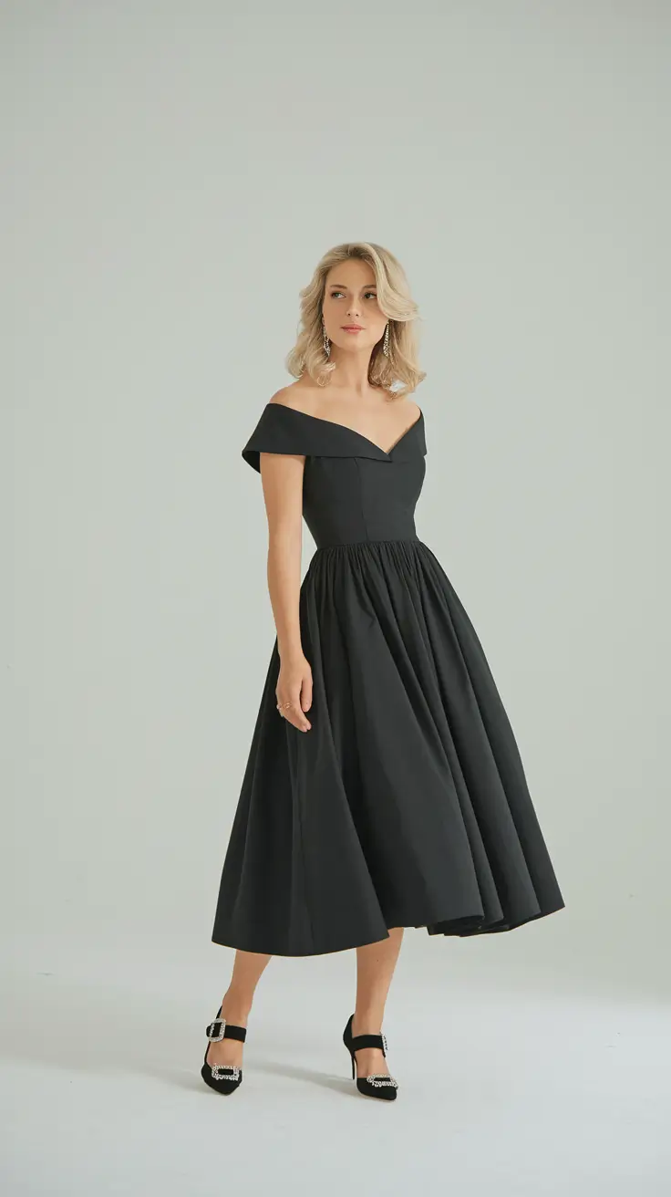 october wedding guest outfits Elegant in Black for Evening Receptions