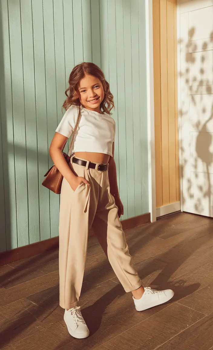 first day of school outfits summer Sun-Kissed Neutrals with a Sweet Twist