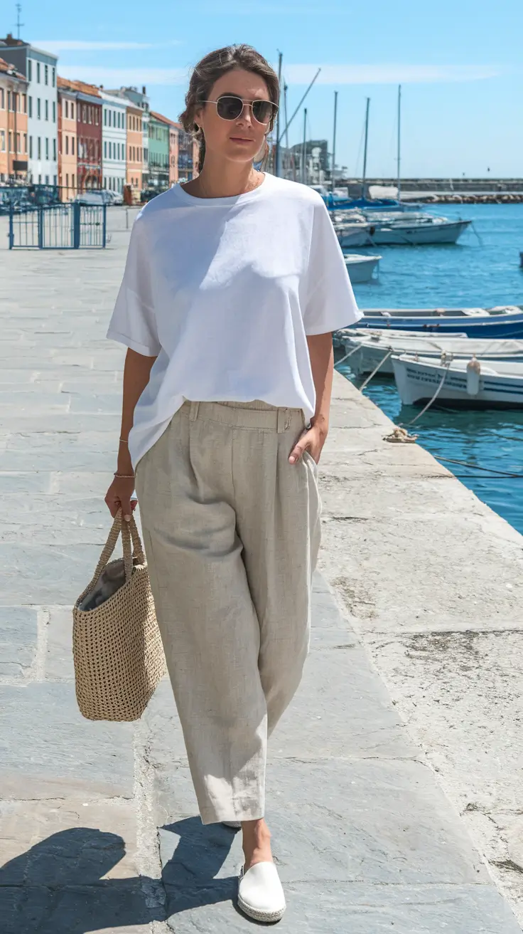 summer to fall transition outfits ideas 2025 Breezy Seaside Simplicity