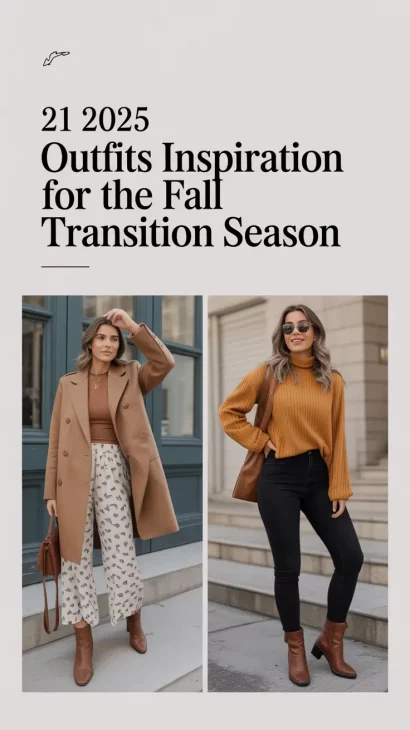2025 Outfits Inspiration for the Fall Transition Season: Cozy to Classy Looks for Women