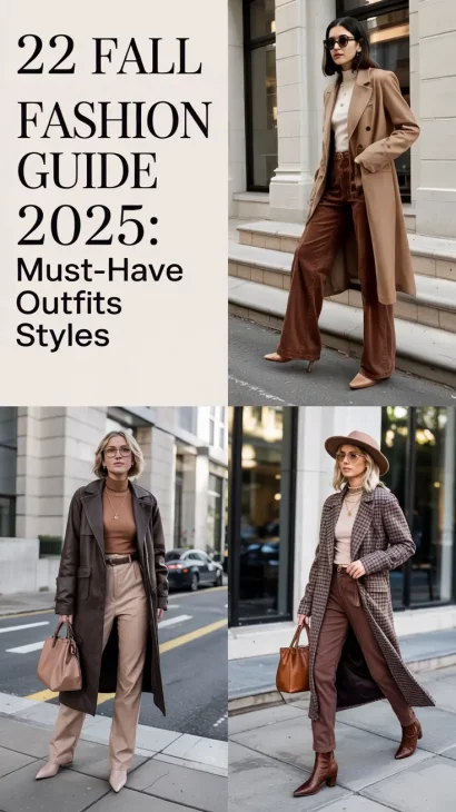 Fall fashion guide 2025: Must-have outfits styles for casual and classy looks