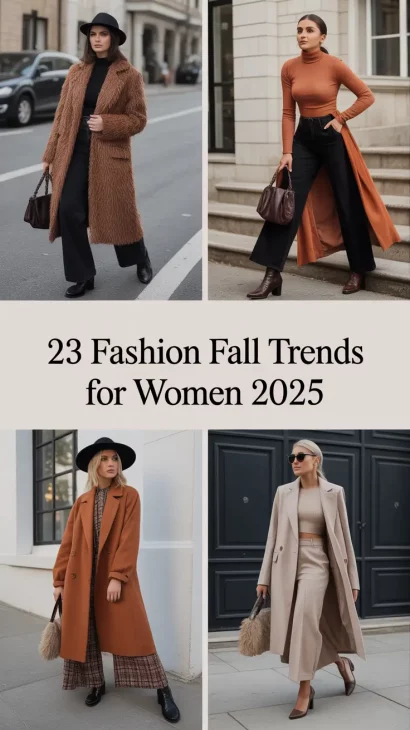 Fashion Falll Trends for Women 2025: Comfy Looks and Casual Must-Haves