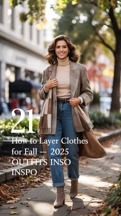 How to Layer Clothes for Fall – 2025 outfits Inspo with Casual Plus Size Ideas