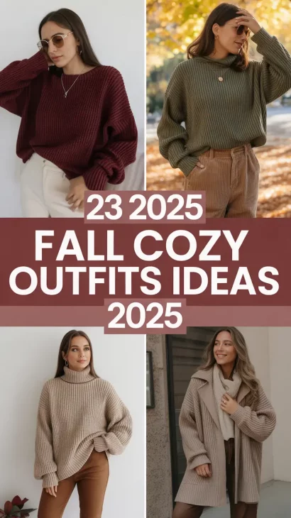 Fall Cozy outfits Ideas 2025