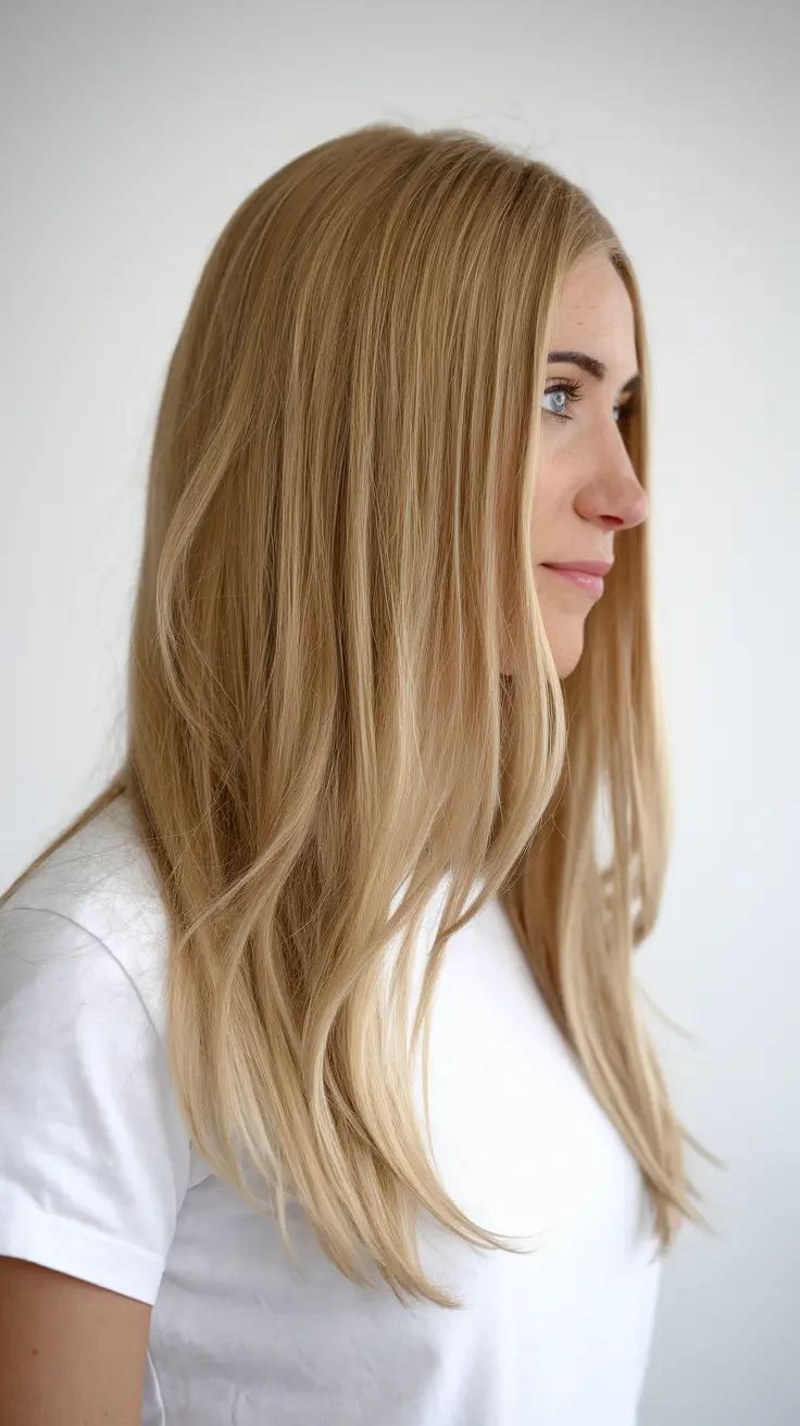 Soft Autumn Haircuts for 2025 Rooted Blonde S-Waves with Dimensional Fade