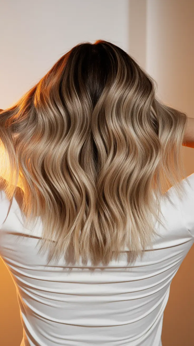 autumn fall haircuts Seamless Caramel Melt with Lush Layers