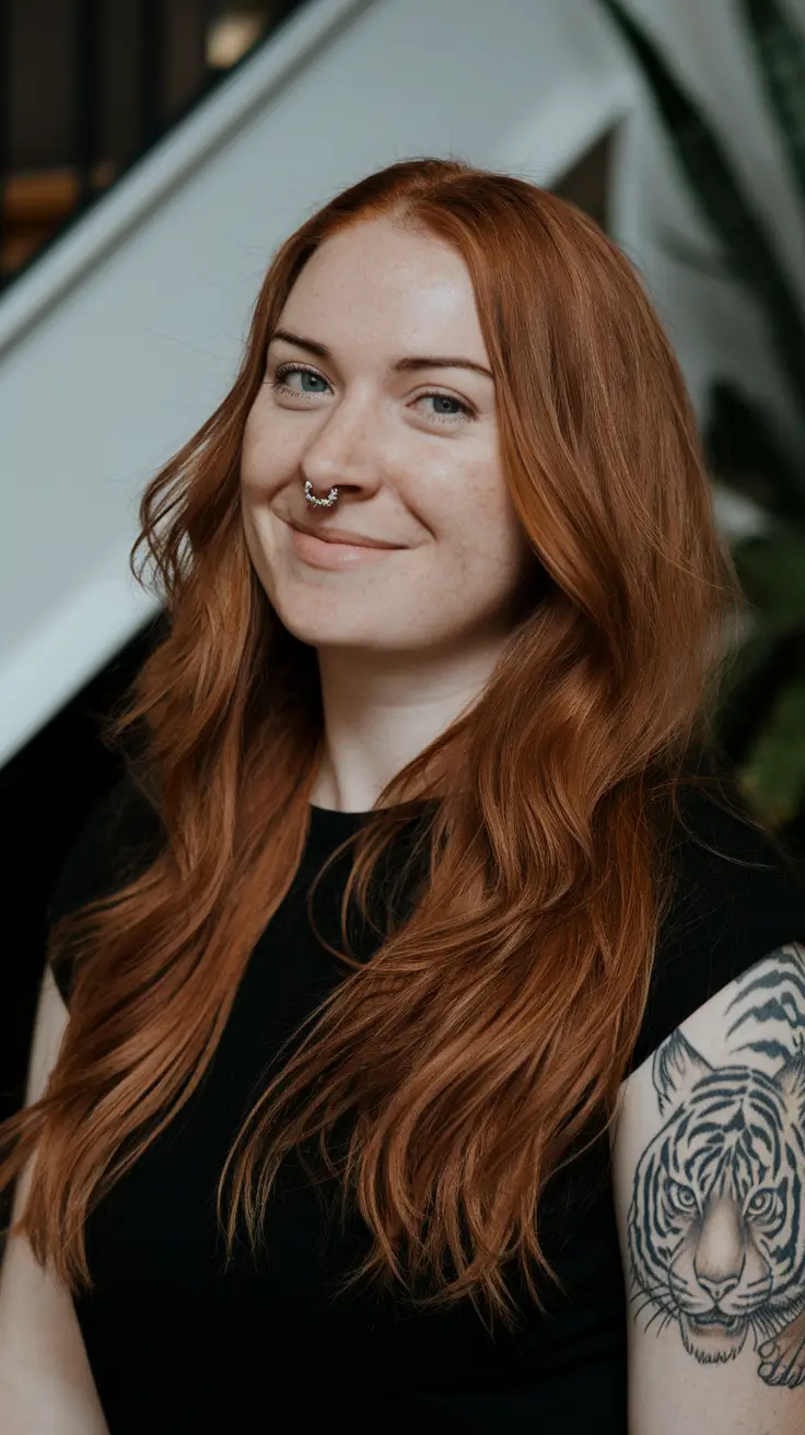 Soft Autumn Haircuts for 2025 Rusty Auburn Shine with Soft Waves
