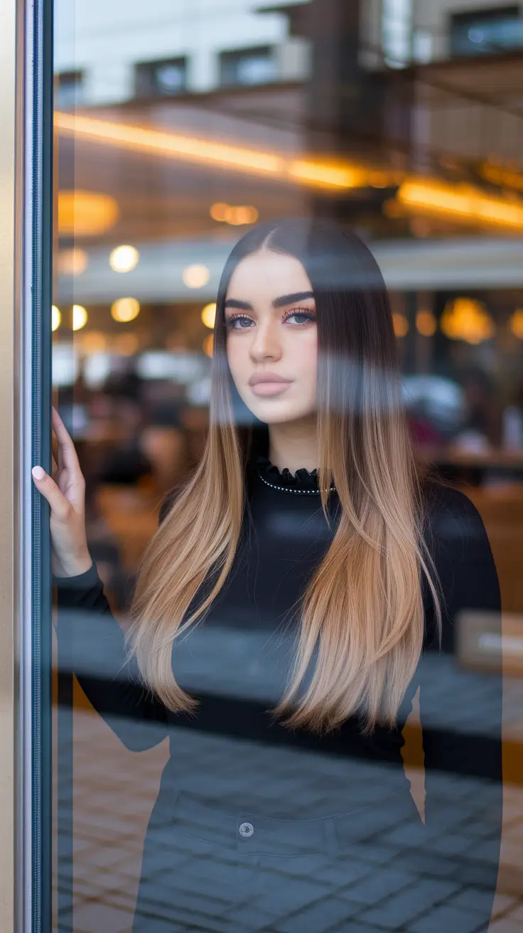 caramel fall hair colors Soft Fade from Brunette to Caramel Ends