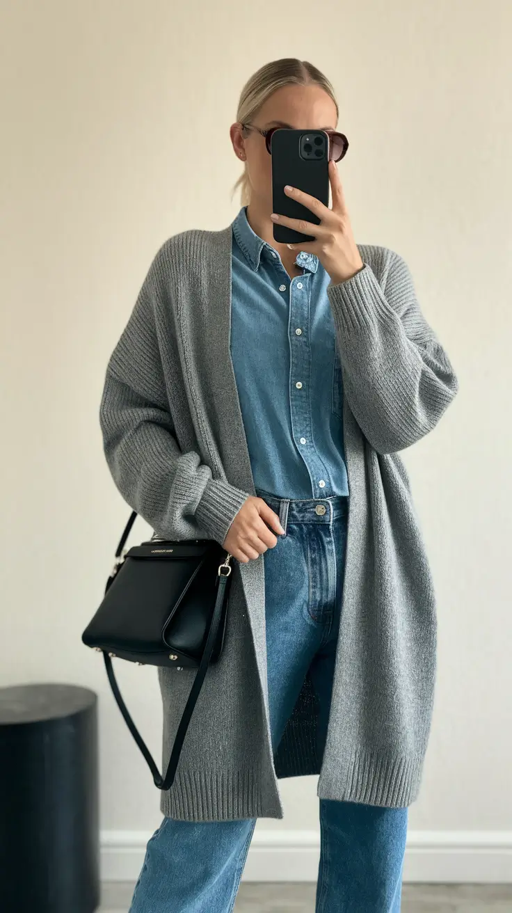 cozy fall outfits Structured Neutrals with Sporty Touches