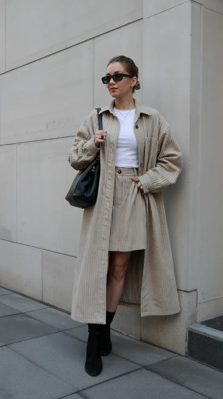 trendy fall outfits 2025 Effortless Neutrals with a Textural Twist