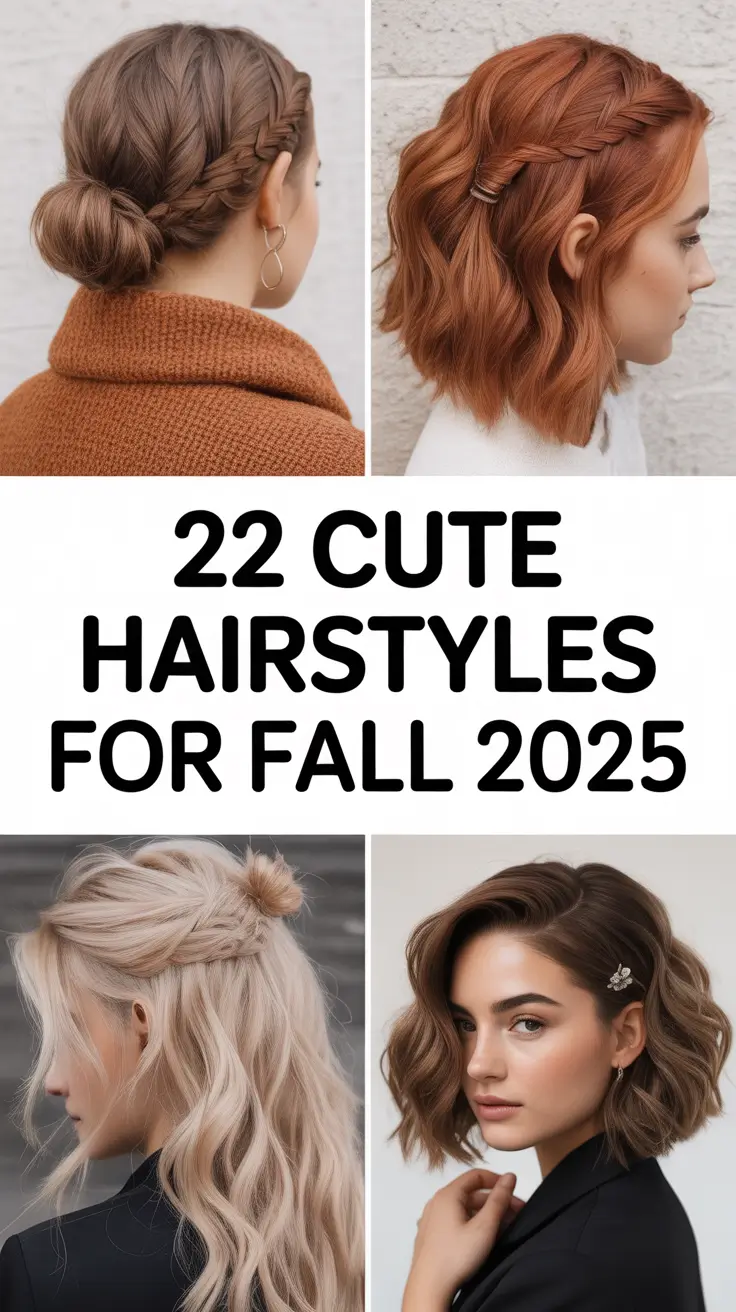 Cute hairstyles for Fall 2025: Easy and Stylish Looks for Every Hair Type