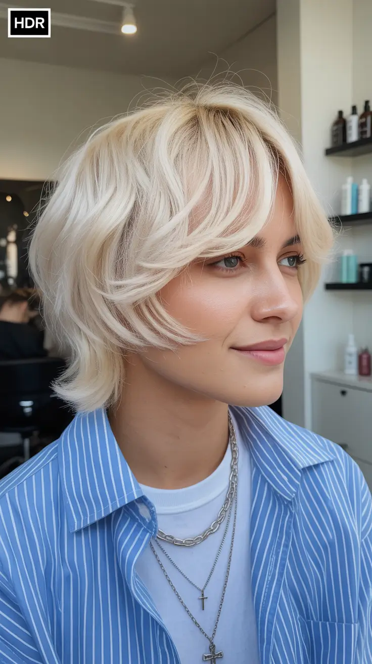fall bob hairstyles Smooth Blunt Bob with Subtle Layers