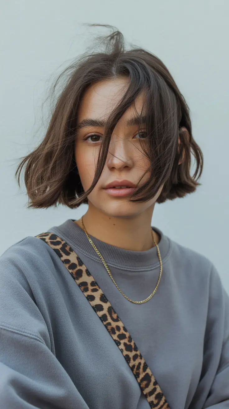 fall bob hairstyles Smooth Blunt Bob with Subtle Layers