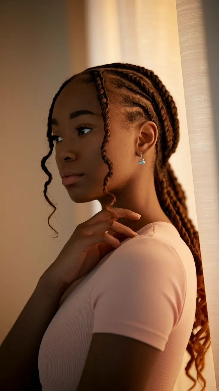 fall braids hairstyles Soft Crown Braids with a Romantic Touch
