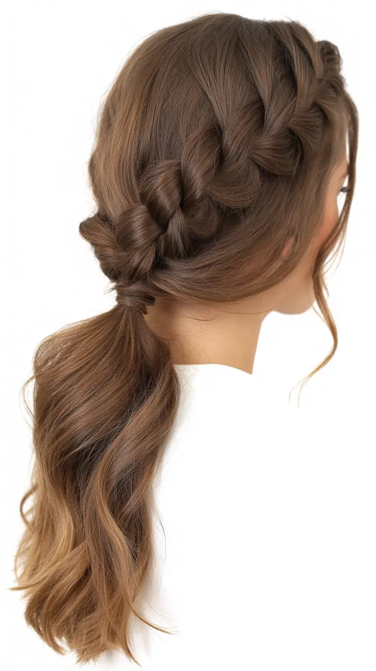fall braids hairstyles Loose Side Braid with Wavy Ends