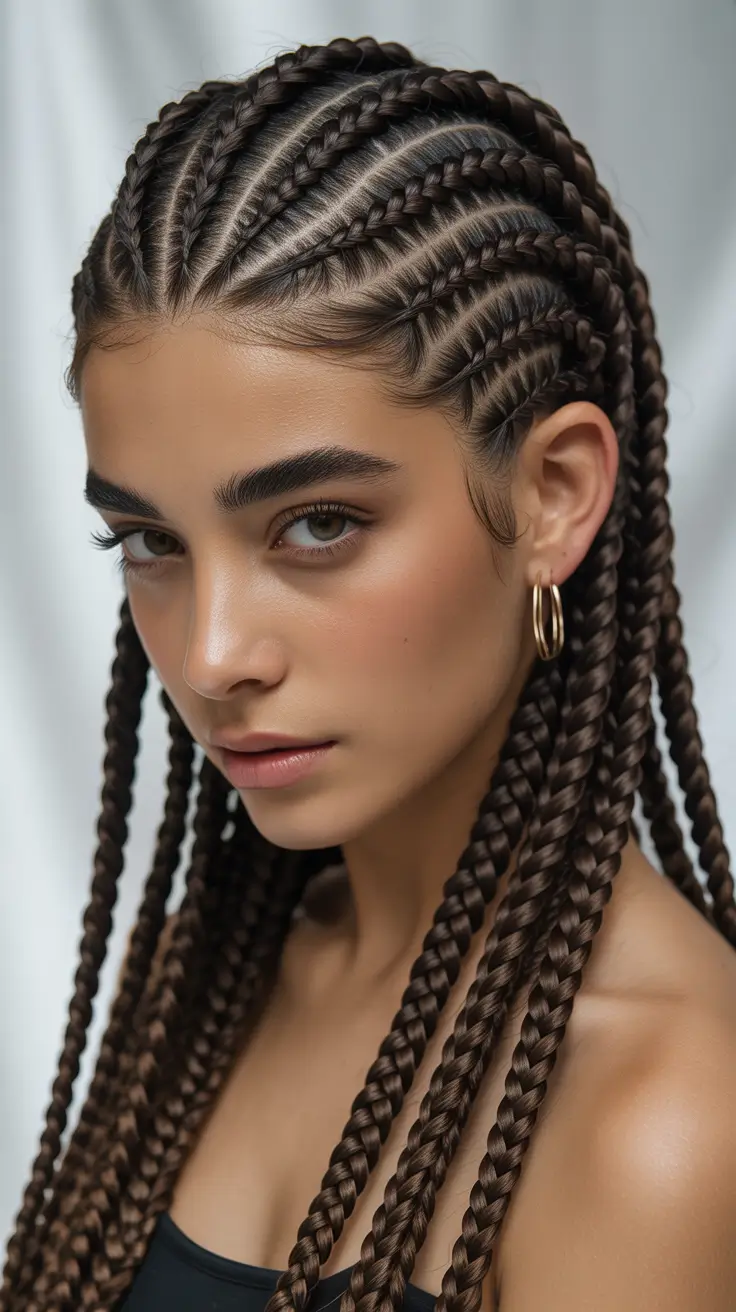 fall braids hairstyles Thick French Braid with a Low Hold
