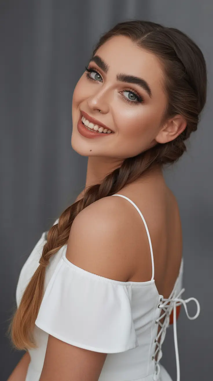fall braids hairstyles Side Braids with Loose Length