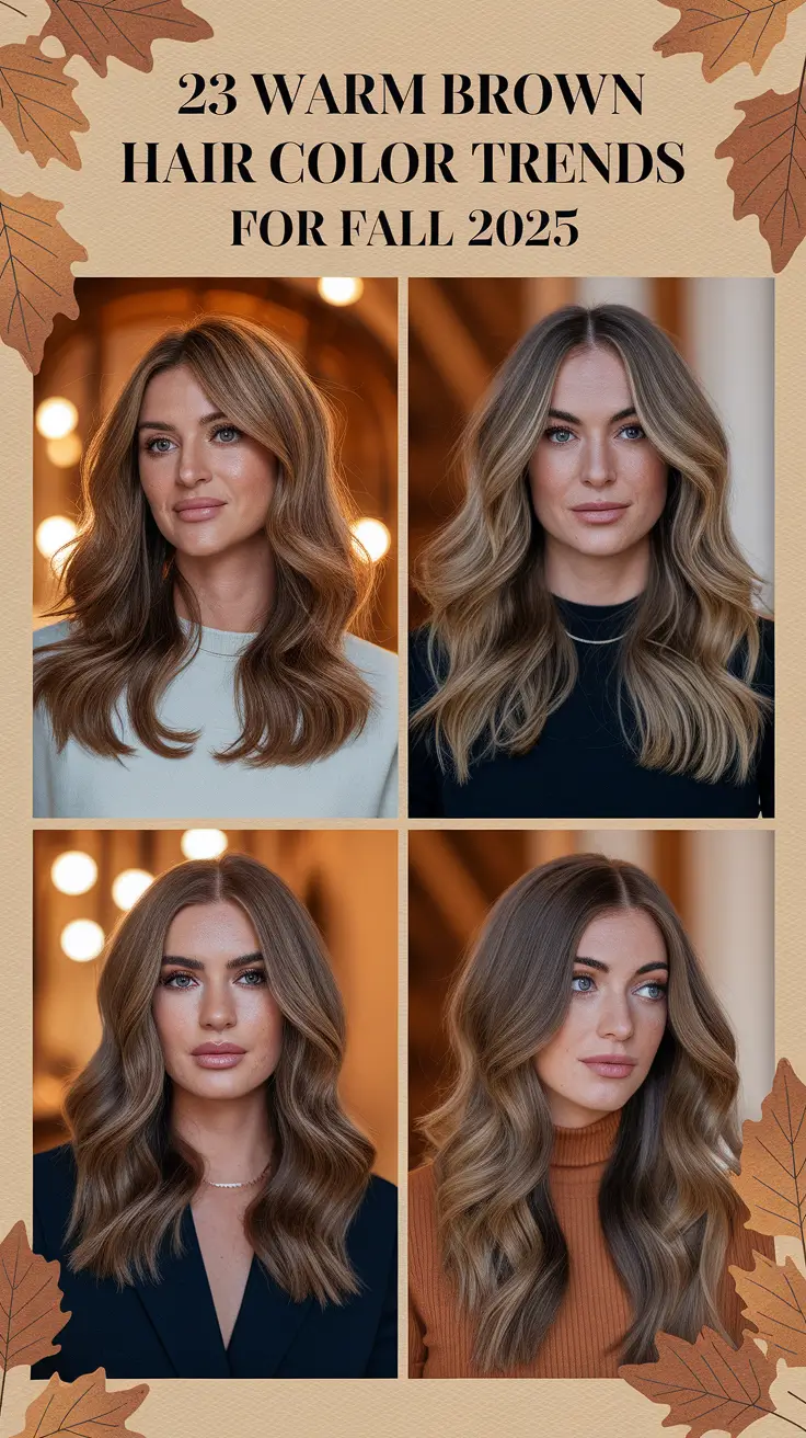Cozy & Chic: Fall Brown Hair Color Trends 2025 for Brunettes