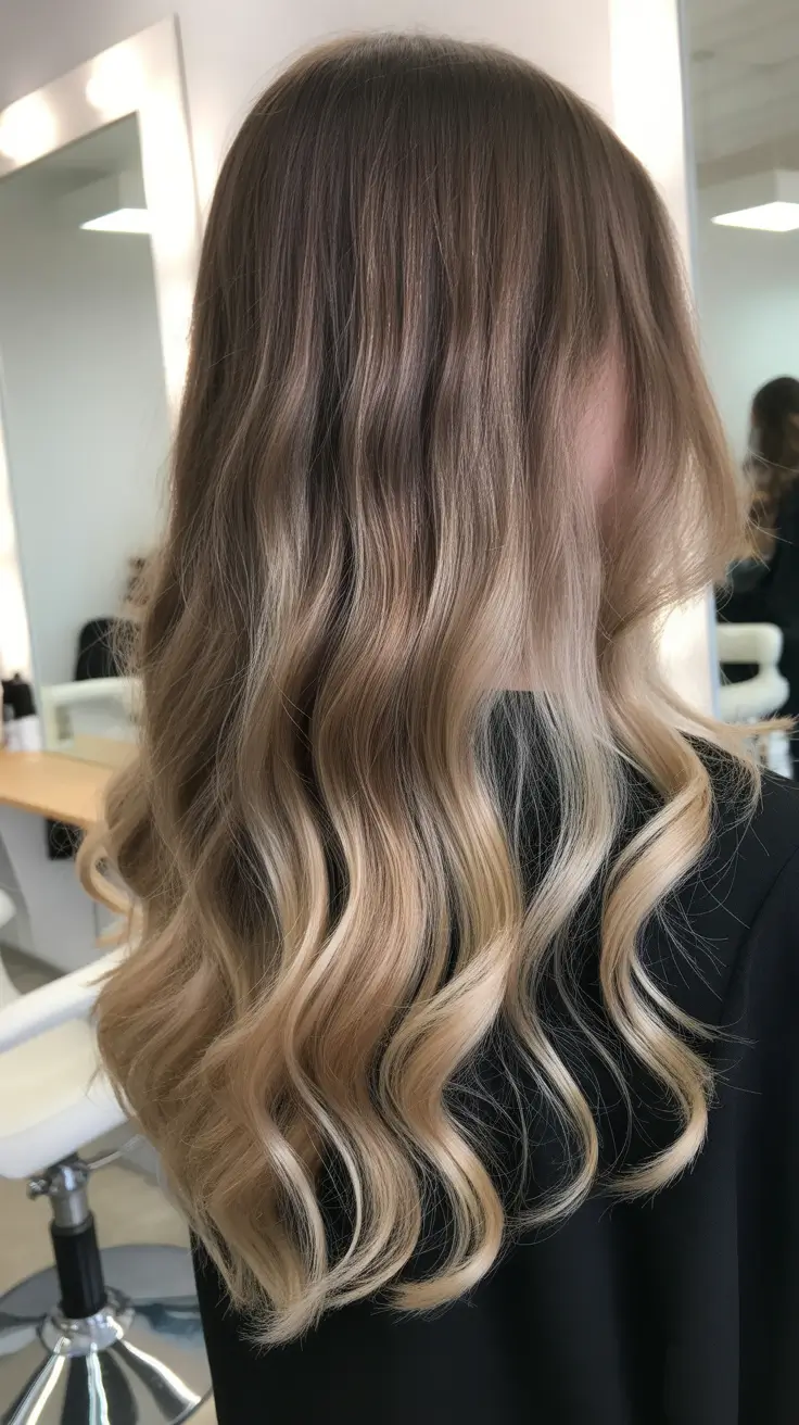 fall brunette hair color ideas Golden Sand Brunette for Midsize Lengths