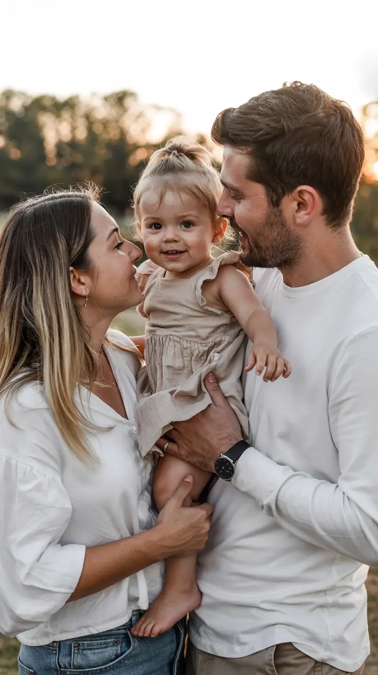 fall family photo outfits Neutrals That Hug the Sunset