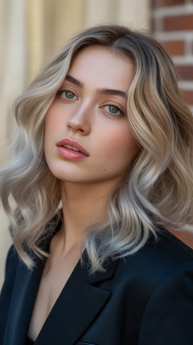 fall hair color for blondes caramel Soft Curls with Buttery Dimension