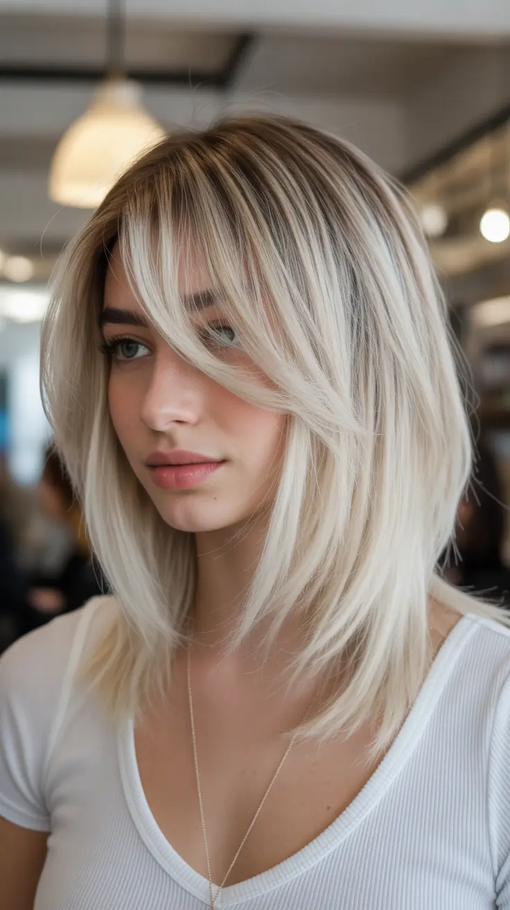 fall hair color for blondes ash Feathered Layers and Luminous Lift