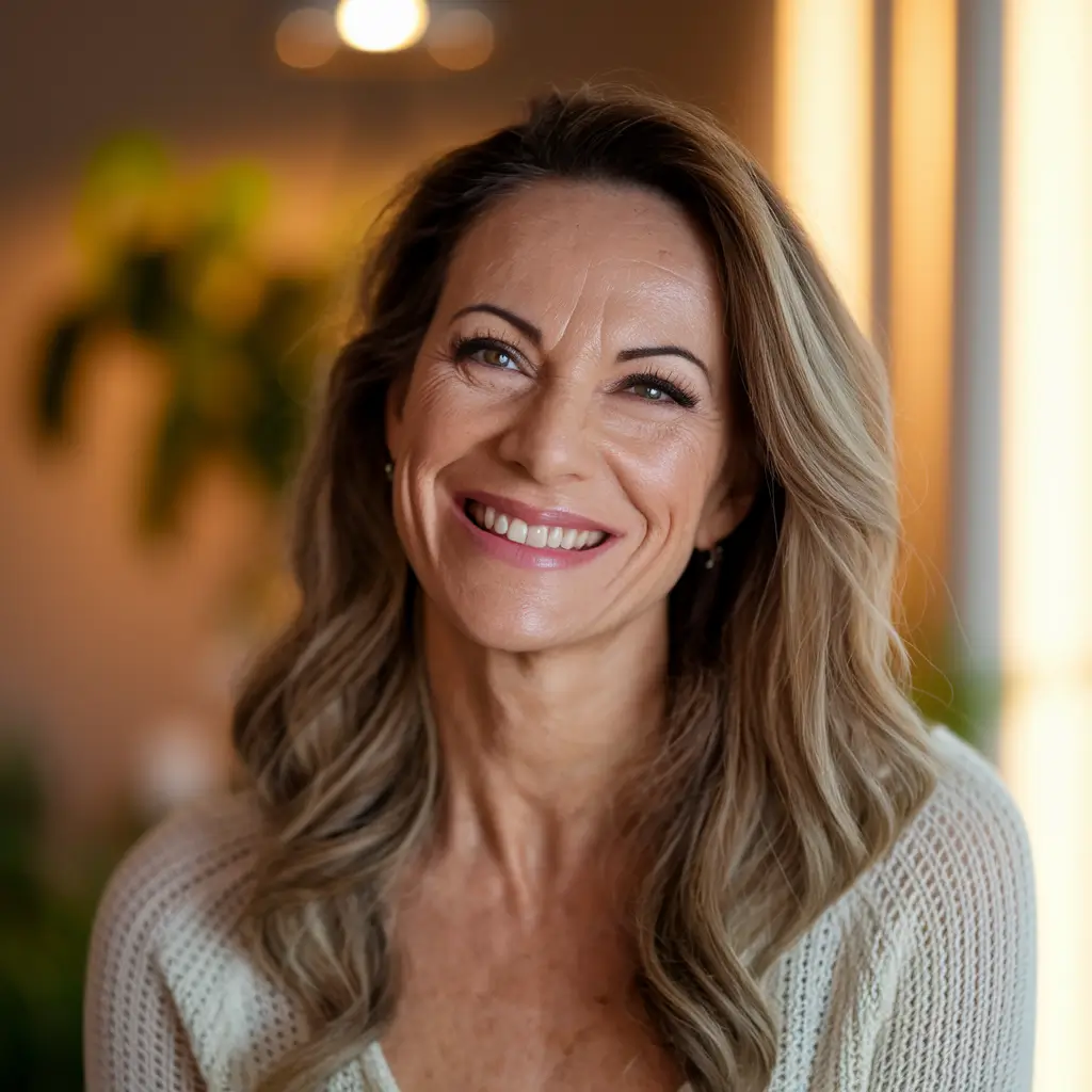 fall hair color for women over 40 colour long hairstyles Soft Golden Layers with Lived-In Dimension