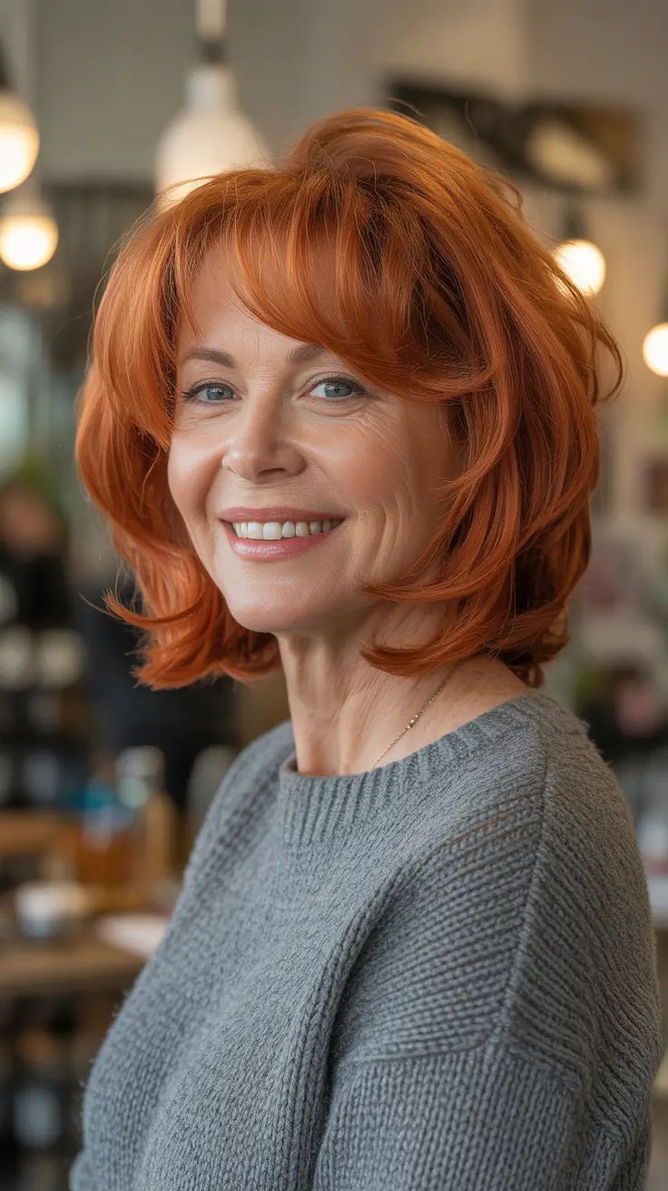 fall hair color for women over 60 Silver Frost Elegance with Dimensional Shine