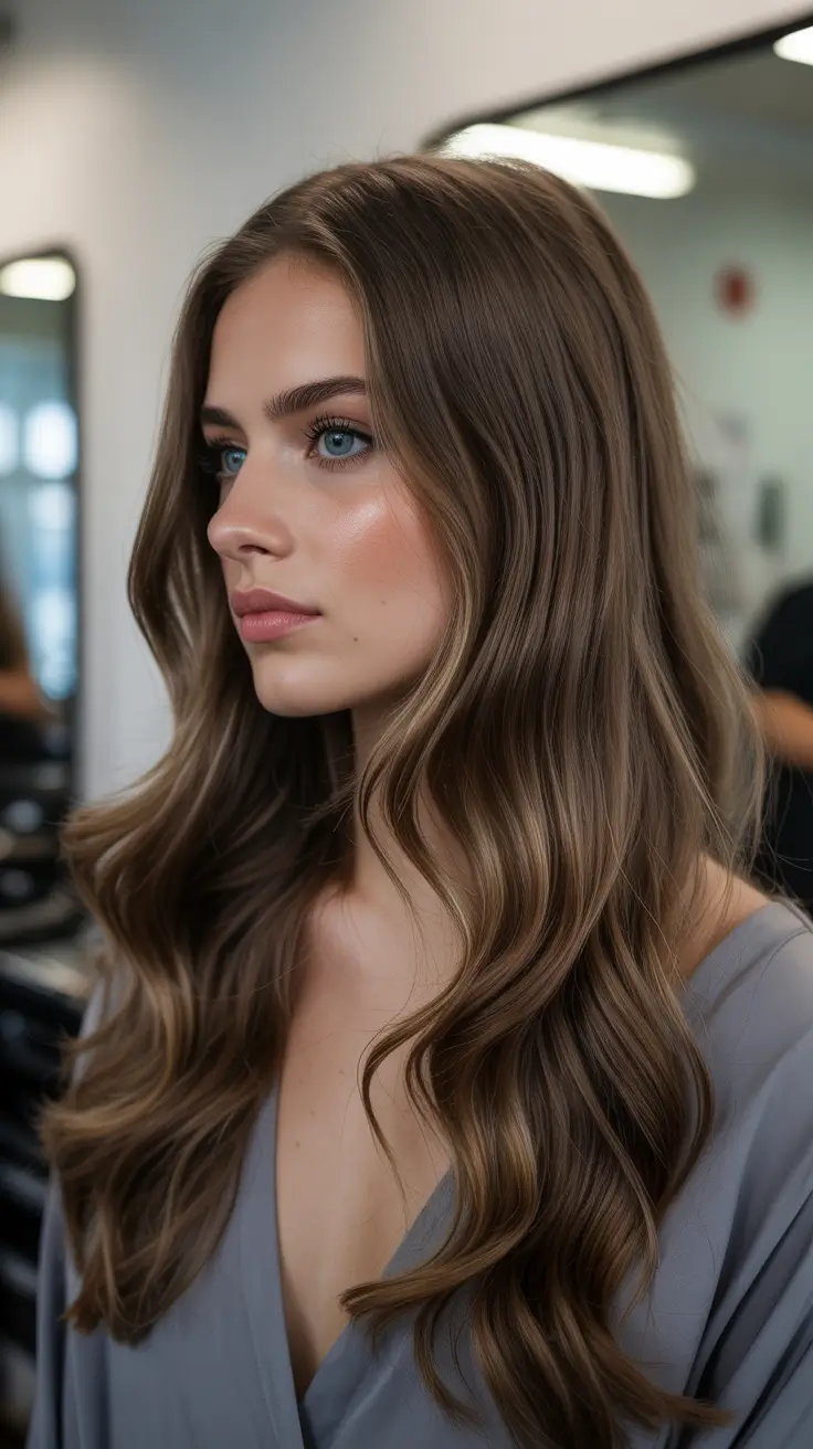 Fall 2025 Hair Colors for Cool Skin Honey Blonde Glamour with Frosted Ribbon Waves