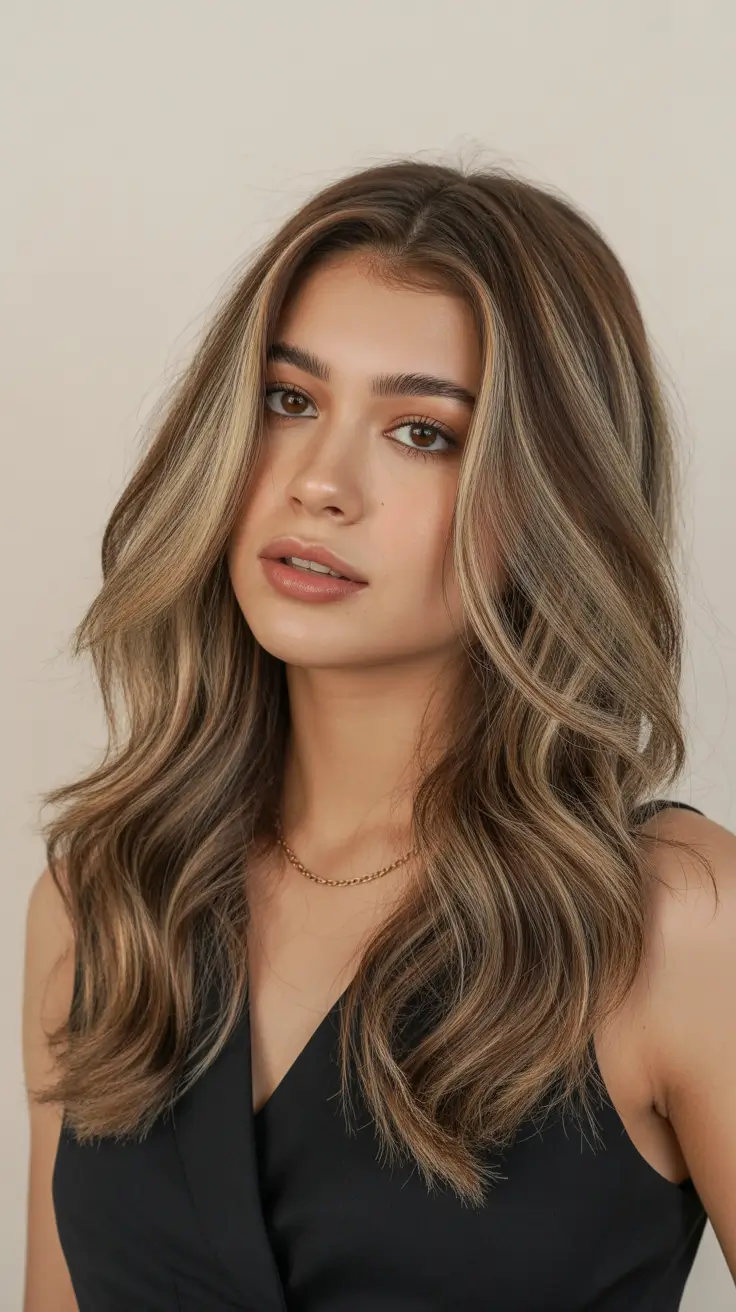 Fall 2025 Hair Colors for Cool Skin Dimensional Gold Wheat Blend with Loose Volume
