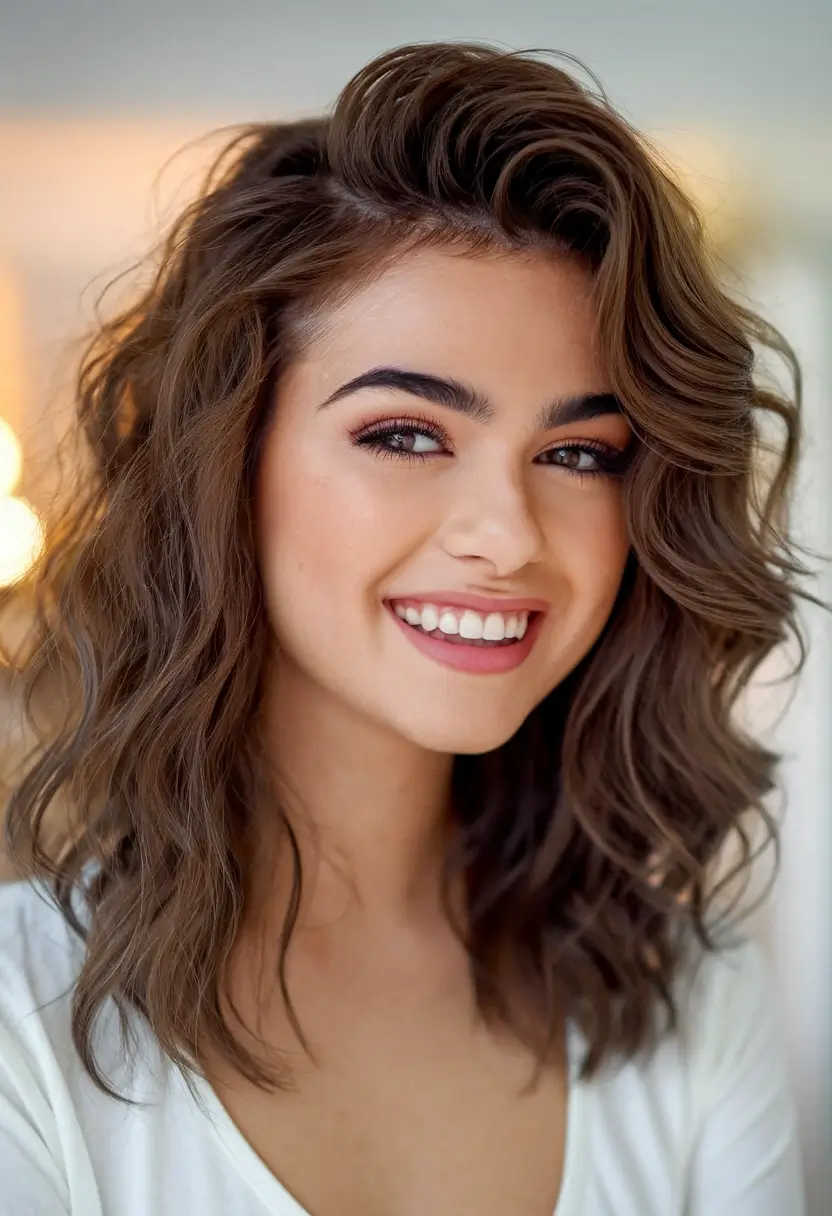 Best Fall 2025 Hair Colors for Warm Skin Tones with Brown Highlight Tones